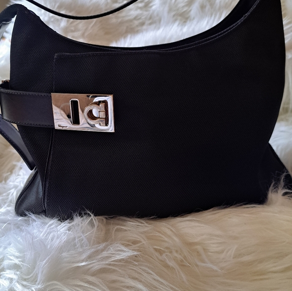 Salvatore Ferragamo Handbags - Salvatore FERRAGAMO Black Shoulder Bag
